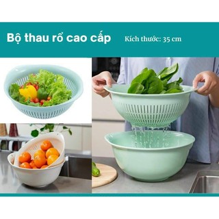 Bộ thau rổ Yoko cao cấp 35cm