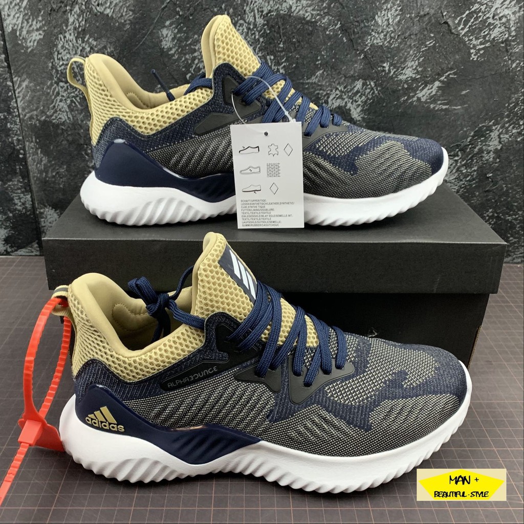 Giày thể thao ALPHABOUNCE BEYOND 2018 gót vàng