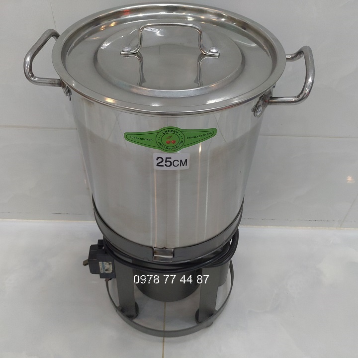 Máy đánh tơi thịt làm chà bông 25cm