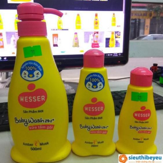 Sữa tắm gội Wesser