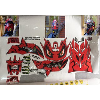 Decal Mũ bảo hiểm Fullface Shoeii
