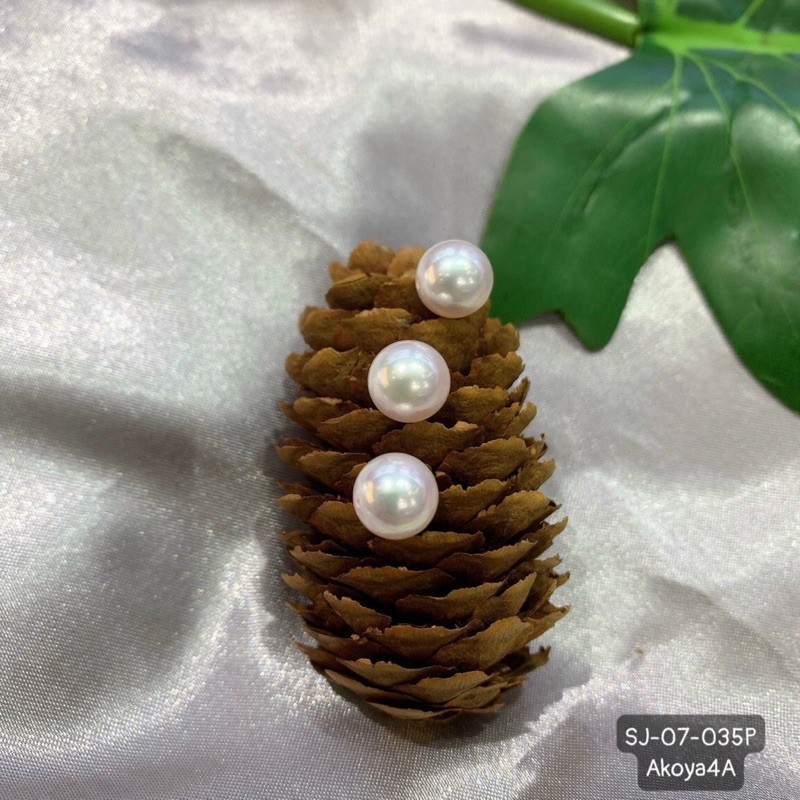 Ng-ọc Tr-ai Akoya Chuẩn 4A,5A Đẹp Không Tỳ Vết Size 7mm-8mm