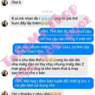 Miếng dán kích mí trong suốt, dính 2 mặt( cung normal size)
