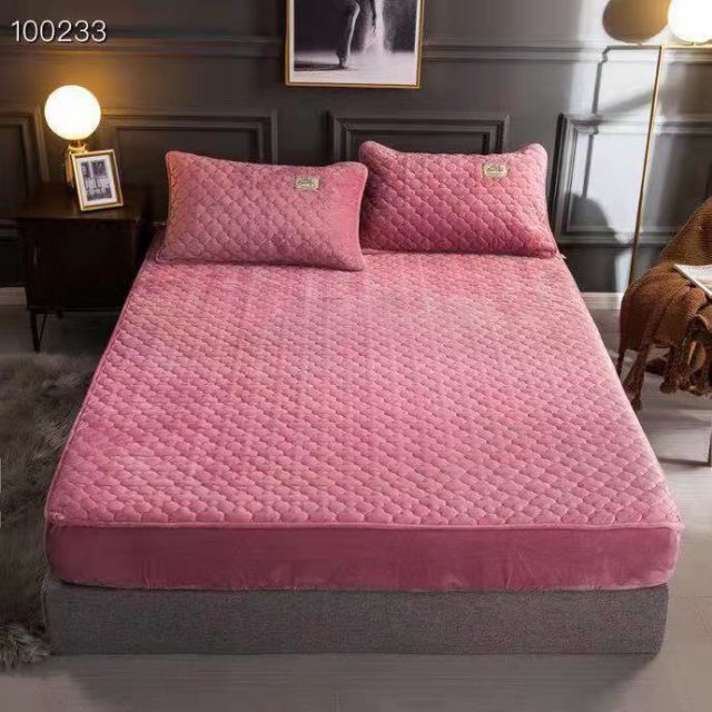 SÉT NỈ NHUNG  MUJI 3 MÓN hàng uy tín