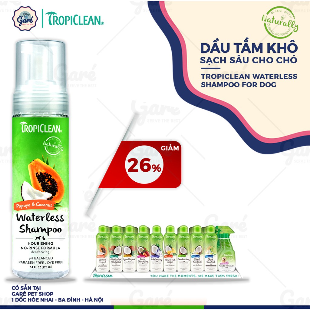 30ml - Sữa tắm Luxury 2-1 Pet Shampoo &amp; Conditional TropiClean