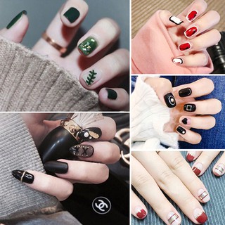 Nail Wraps Set Dán móng tay 14 miếng không thấm nước nhiều mẫu ZY5xx