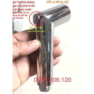 Mua  XỊT THÔNG MINH  ĐẦU Xịt Vệ Sinh điều khiển bằng nút gạt trái phải VX27 xịt bồn cầu KHÔNG DÂY KHÔNG CÀI