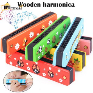 Đồ chơi kèn harmonica gỗ cho bé