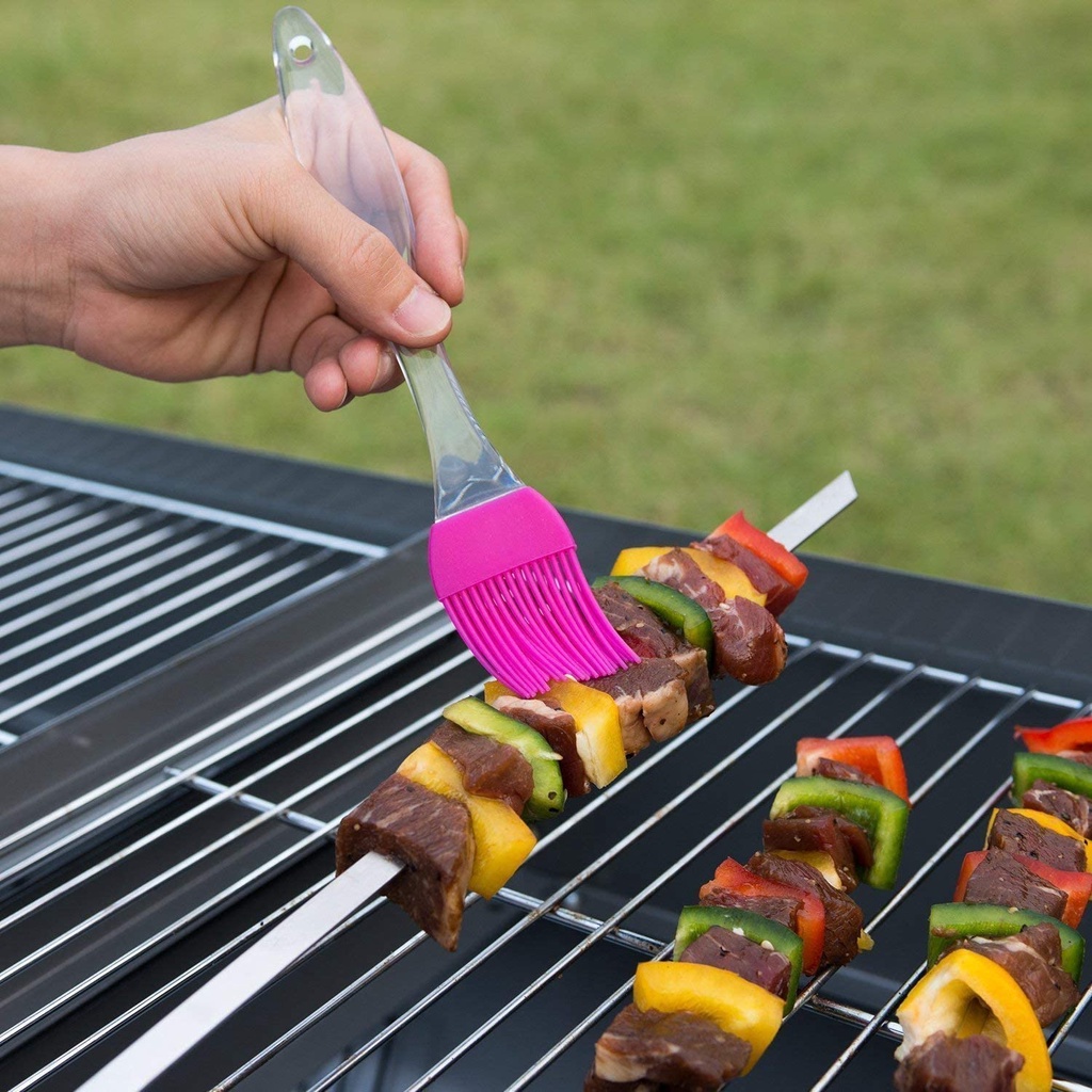 Cọ Silicone Chịu Nhiệt Không BPA Dùng Nướng Bánh / BBQ Màu Sắc Ngẫu Nhiên
