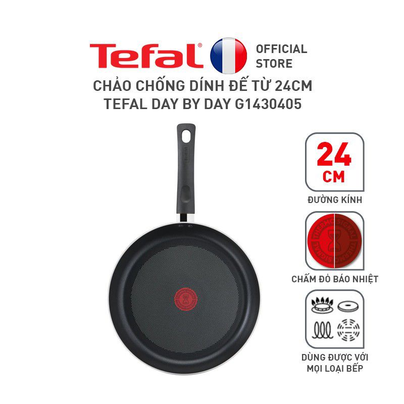 Chảo chiên Tefal Day by Day G1430405 24cm