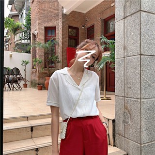 ao Gu cổ vest chất đũi trượt thái
