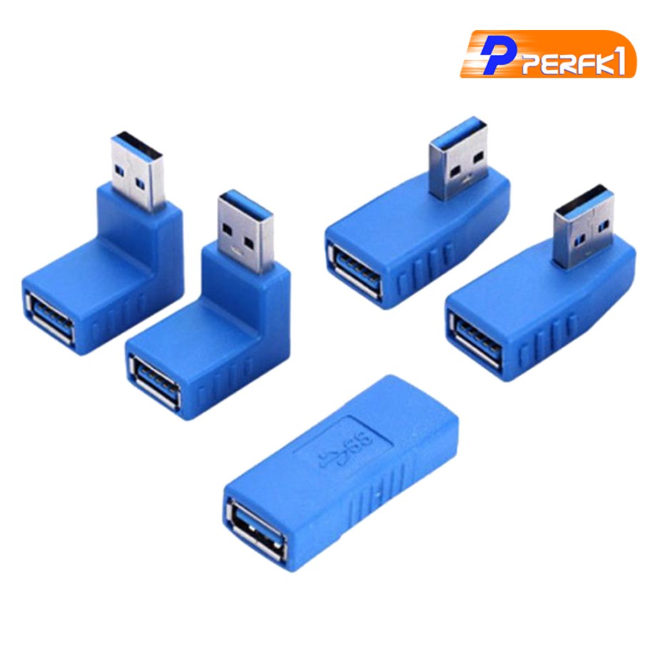 Set 5 Dây Cáp Usb Góc 90 Độ