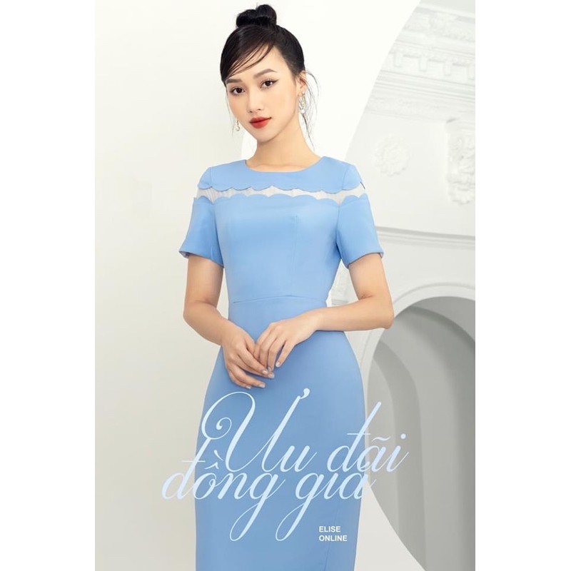 Đầm elise S newtag
