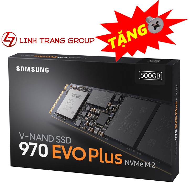 [Mã ELMS05 giảm 5% đơn 300k]Ổ cứng SSD M.2 PCIe NVMe Samsung 970 EVO Plus 500GB-bảo hành 5 năm SD24