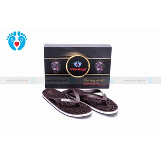 Dép massage cao cấp vinalogi Nâu