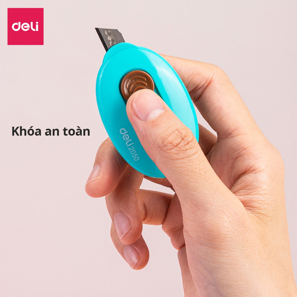 Dao Rọc Giấy Lưỡi Thép SK5 Mini Bỏ Túi DIY Dao Tỉa Deli - Washi Tape Trang Trí Sổ Tay Bóc Đơn Hàng Tiện Lợi Màu Sắc Cute