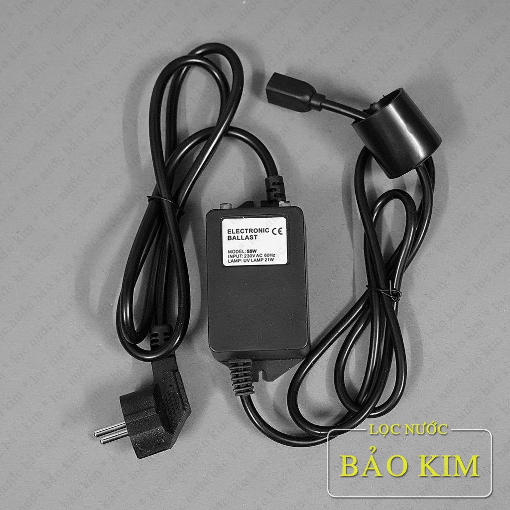 Adaptor 55W - Ballast biến áp chuyển nguồn đèn cực tím UV 55W - 4 chấu