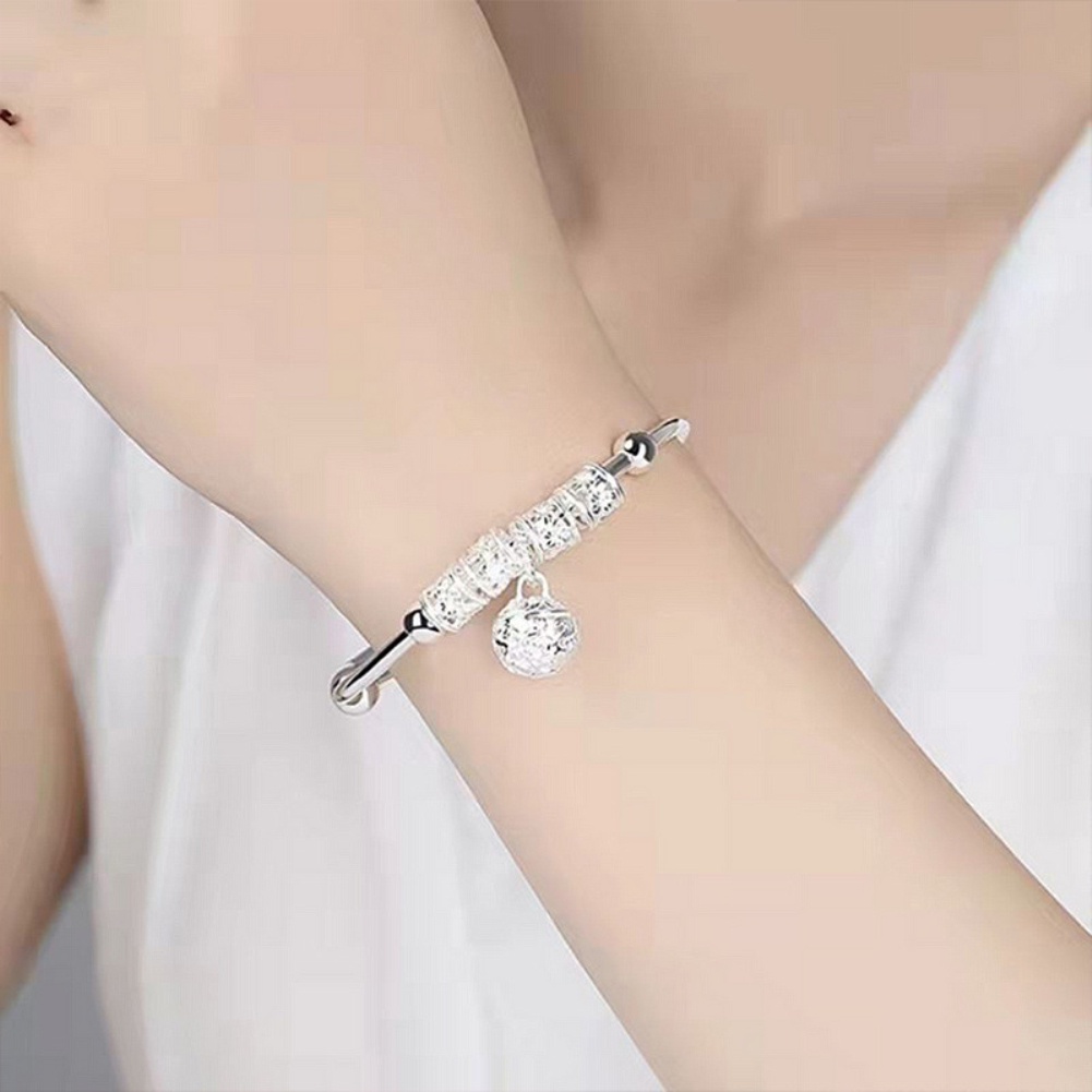 Sẵn sàng New cross-biên giới hot bán bạc mạ cung điện vòng đeo tay chuông của phụ nữ Châu Âu và Mỹ thời trang tất cả các-phù hợp với chạy hạt vòng tay smar
