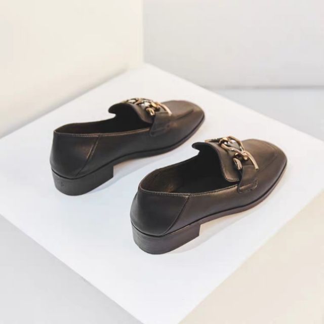 Giày bệt giẫm gót tag 3 khuy tròn đan | BigBuy360 - bigbuy360.vn