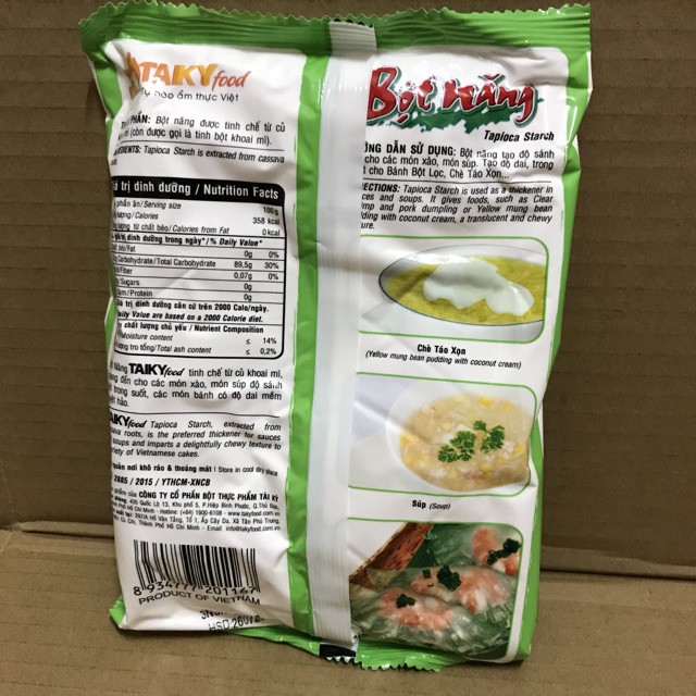 Bột Năng Tài Ký 400 gram Bánh Da Lợn Bột Lọc