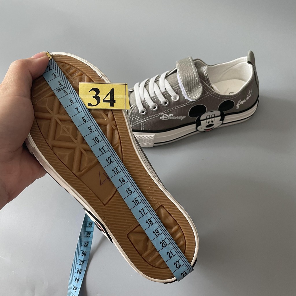 B01  Size 33 đến 38 Giày vải mềm trẻ em dây chun lười, buộc dây đủ màu màu đen, đỏ, trắng