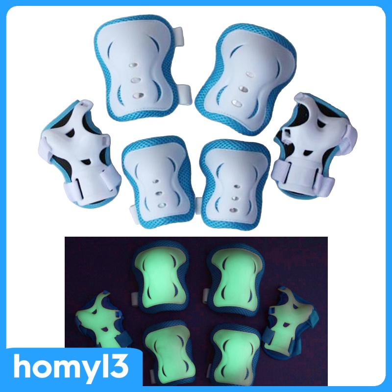 Bộ Đai Quấn Bảo Vệ Đầu Gối Và Khuỷu Tay 6 Trong 1 Cho Bé Khi Đi Xe Đạp / Trượt Ván