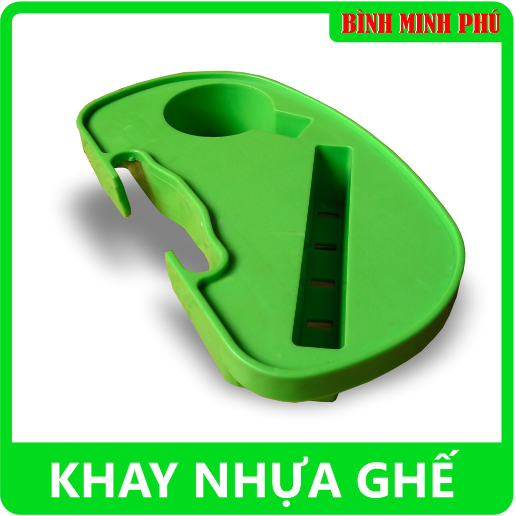 KHAY NHỰA/ĐẾ NHỰA GẮN TRÊN GHẾ XẾP THƯ GIÃN BÌNH MINH PHÚ - PLASTIC HOLDER TRAY MADE IN VIET NAM