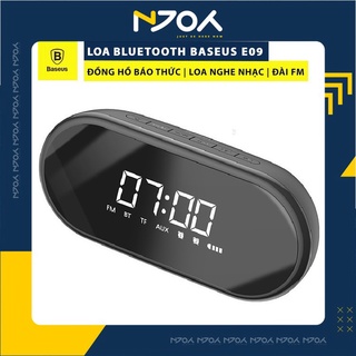 Loa Bluetooth Không Dây Tích Hợp Đồng Hồ Báo Thức Đa Năng 4 Trong 1 Baseus Encok E09 Wireless Speaker Heavy Bass Stereo