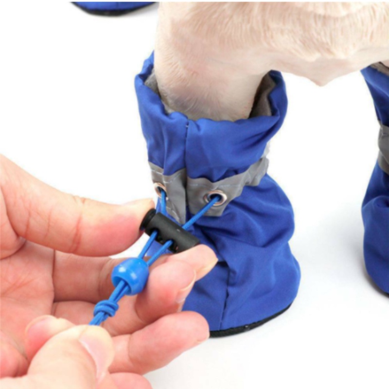 ⭐Hot!⭐Ủng Đi Mưa Chống Nước Chống Trượt Cho Thú Cưng - Bộ 4 Cái