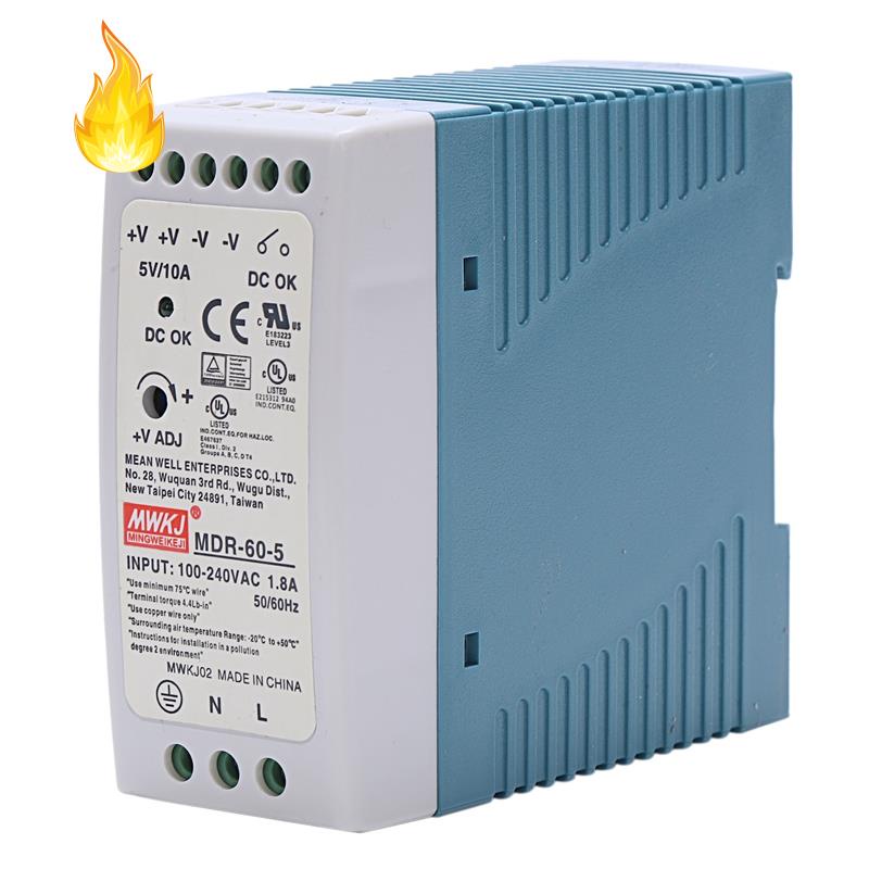 Bộ nguồn ac-dc 110v 220v 60w mdr-60 24v