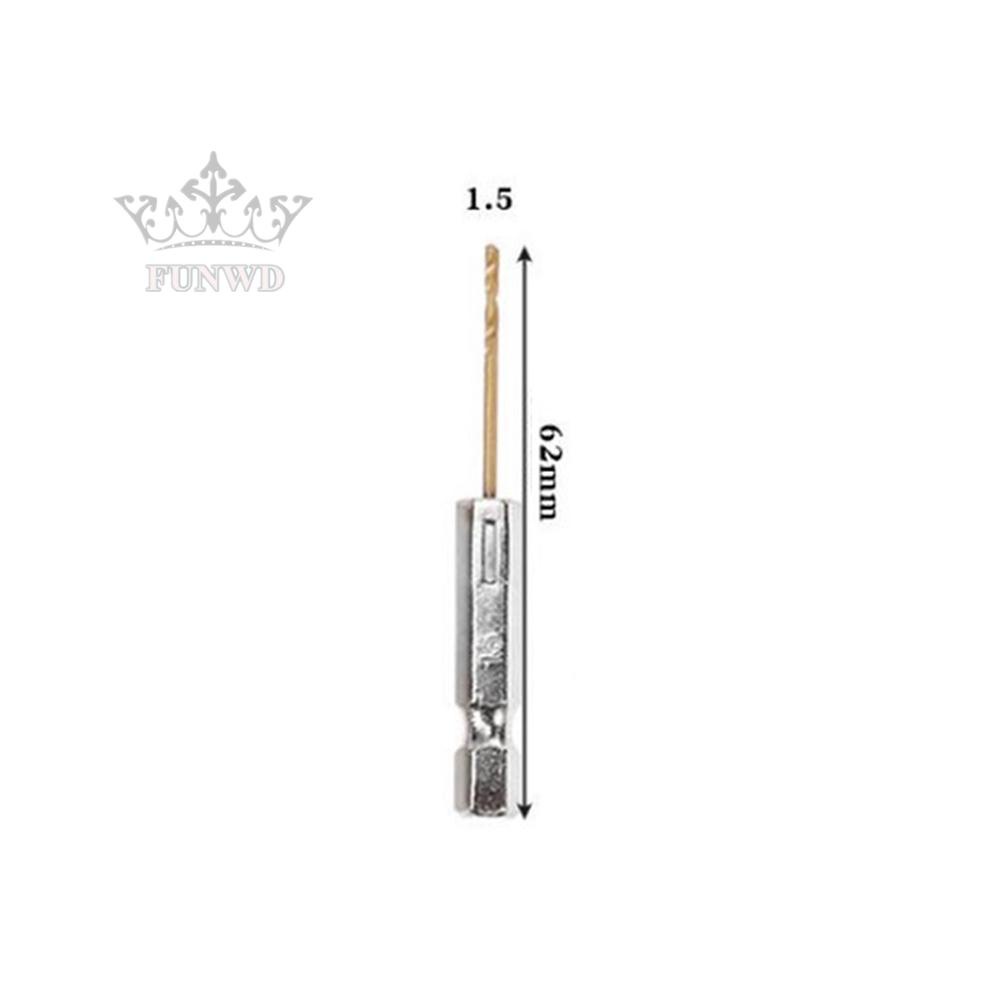 【FUNWD】Drill Bit 4.5mm/0.18&quot; 2.0mm/0.08&quot; 2.5mm/0.10&quot; 3.0mm/0.12&quot; 3.2mm/0.13&quot;