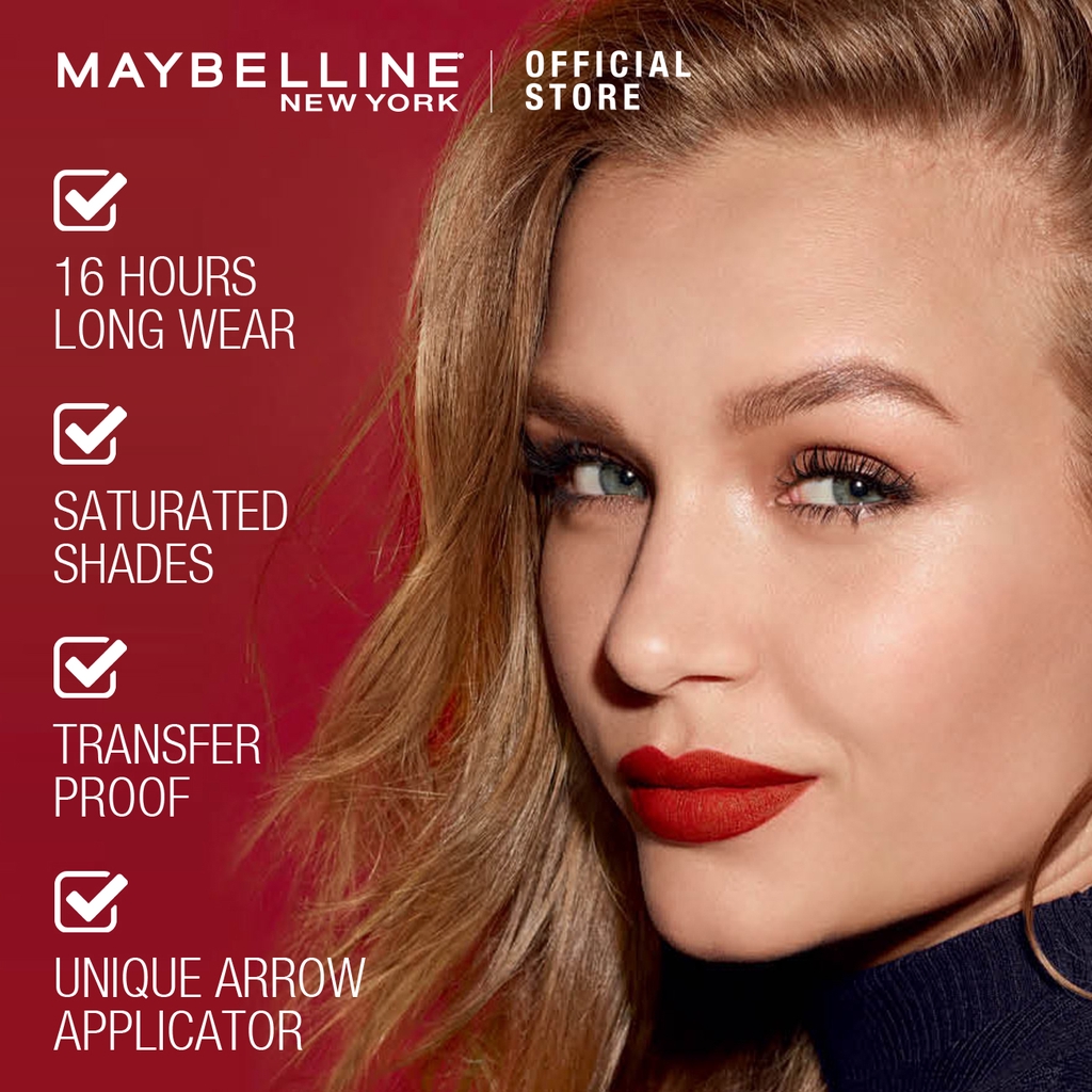 (hàng Mới Về) Son Kem Lì Maybelline Thiết Kế Vỏ Son Độc Đáo | BigBuy360 - bigbuy360.vn