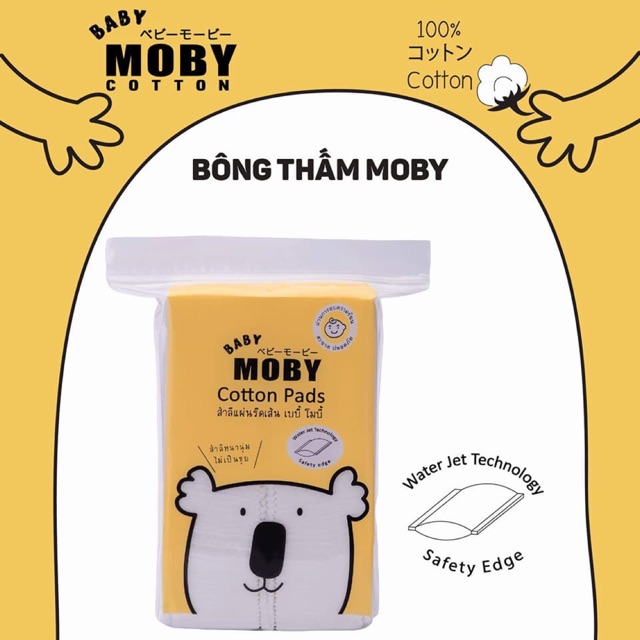 Bông miếng moby chính hãng