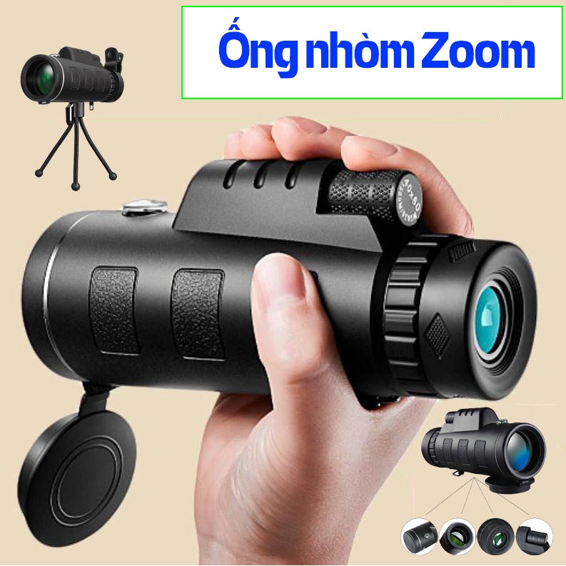 Ống nhòm quân sự, Ống nhòm PANDA/MONOCULAR 1 mắt bao gồm chân máy và kẹp điện thoại để bạn chụp hình - SĂN SALE SỐC