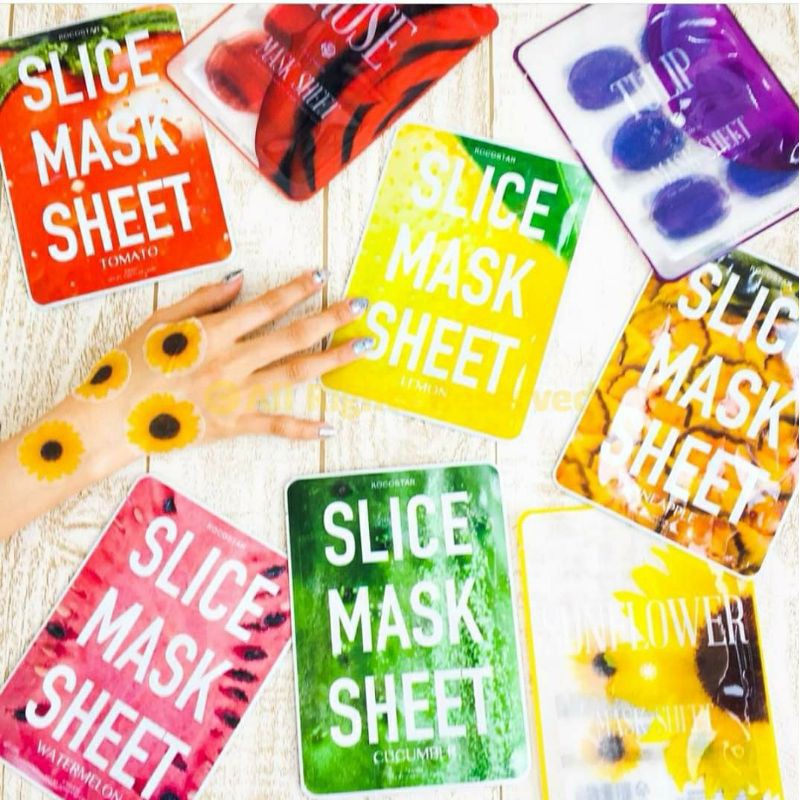 (GRAB / NOWSHIP) (DATE 02-04-2022) Mặt Nạ Kocostar Slice Mask Sheet Coconut Dưỡ.ng Ẩm 20ml