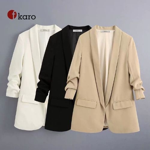Áo vest nữ thu đông thiết kế hai lớp nhiều màu tay áo cách điệu form dáng chuẩn đường may đẹp Fkaro VS4 - tặng kèm khăn | BigBuy360 - bigbuy360.vn