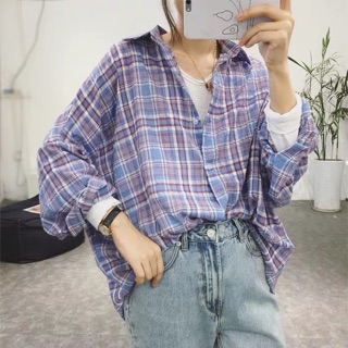 ÁO SƠ MI CARO FORM RỘNG