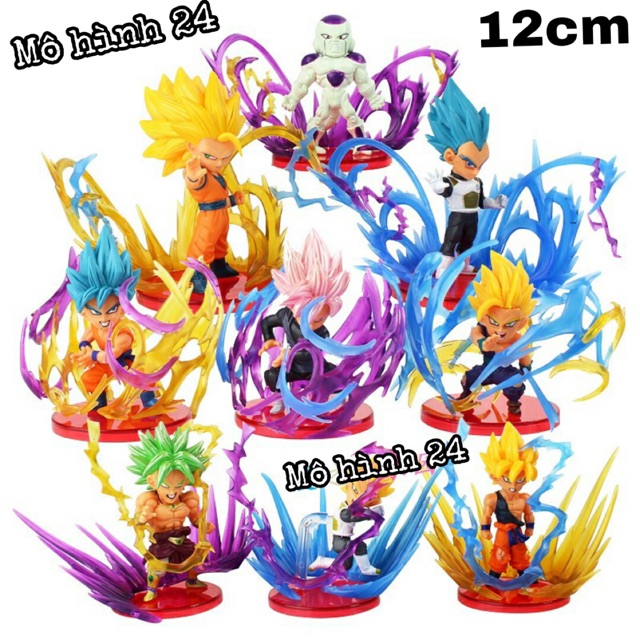 [COMBO 9 nhân vật] Mô hình Figure Chibi Dragon Ball 9 nhân vật có hiệu ứng