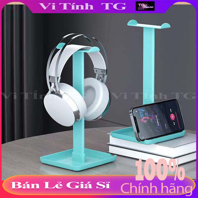 Giá đỡ tai nghe gaming có phần kê điện thoại giá rẻ nhiều màu cực đẹp VTTG GDTN