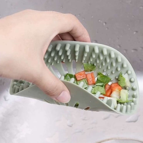 Nắp thoát nước tròn bằng silicon Vỏ Bọc Lọc Rác Bồn Rửa Chén/Phòng Tắm Bằng Silicon Tiện Dụng Miếng silicon chặn rác lọc rác bồn rửa chén bát, cống thoát nước nhà tắm Living C , ngăn ngừa tắc cống hiệu quả Phòng Tắm Tiện Dụng Lưới lọc chặn rác thải bồn