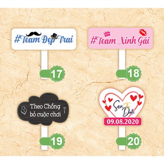 [Hashtag loại dày MS 01-20] Bảng hashtag chụp ảnh đám cưới