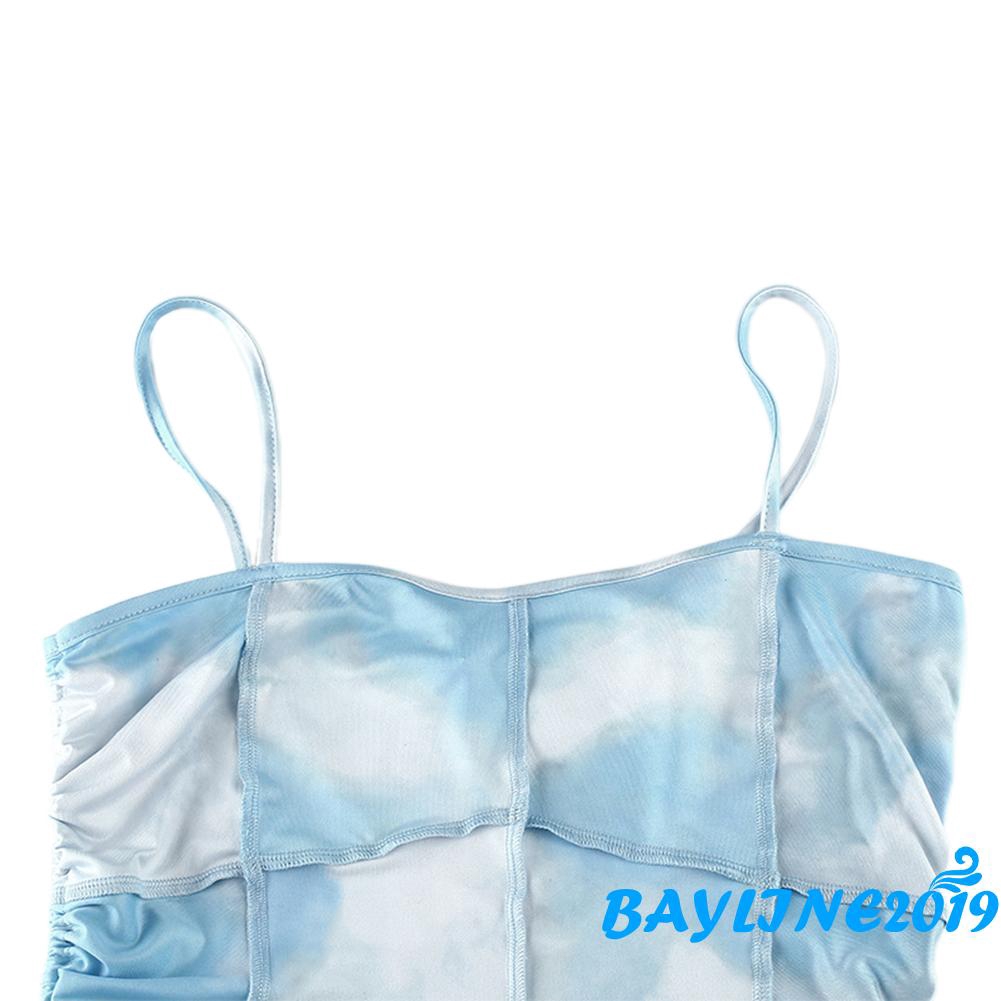 Đầm hai dây cổ chữ V xẻ sâu thời trang quyến rũ dành cho nữ