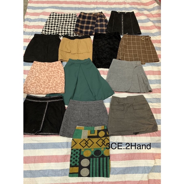 Chân Váy dạ-kẻ