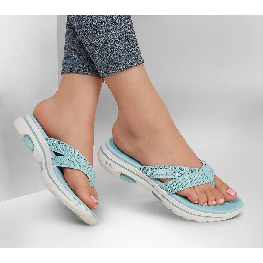 Skechers Nữ Dép Xỏ Ngón On-The-GO Sandals GOwalk 5 - 140085-LTBL