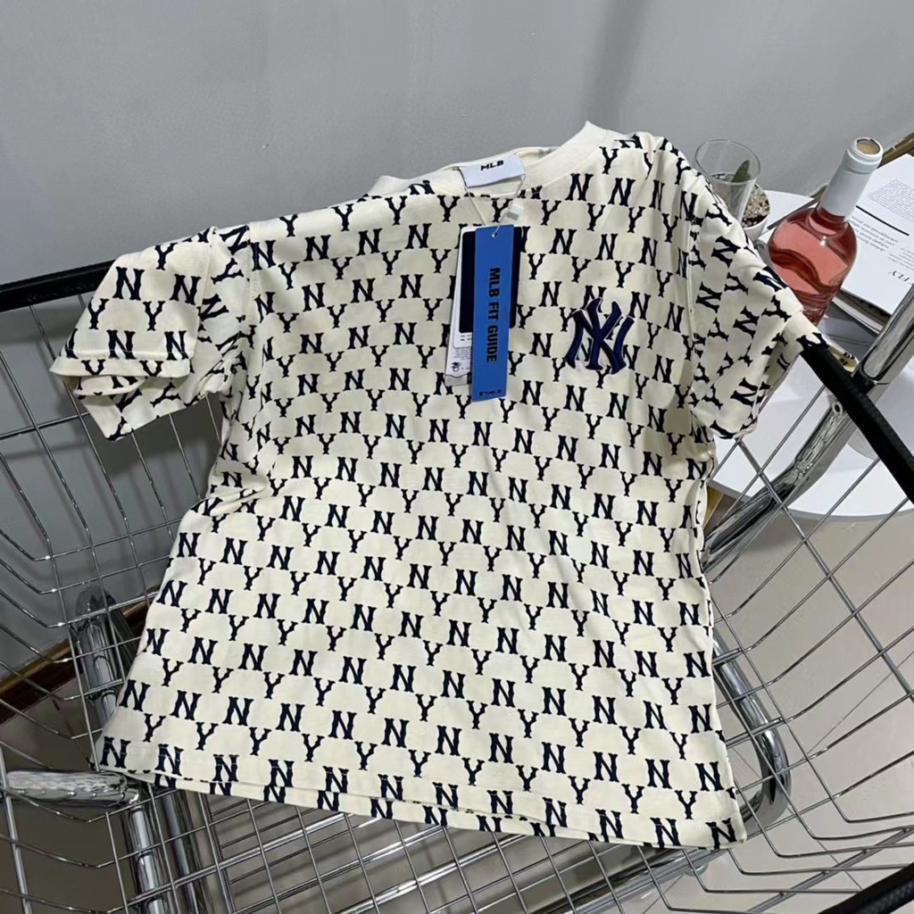 Áo thun tay lỡ form rộng nam nữ tay ngắn chữ Ny mbl xuất dư cao cấp | BigBuy360 - bigbuy360.vn