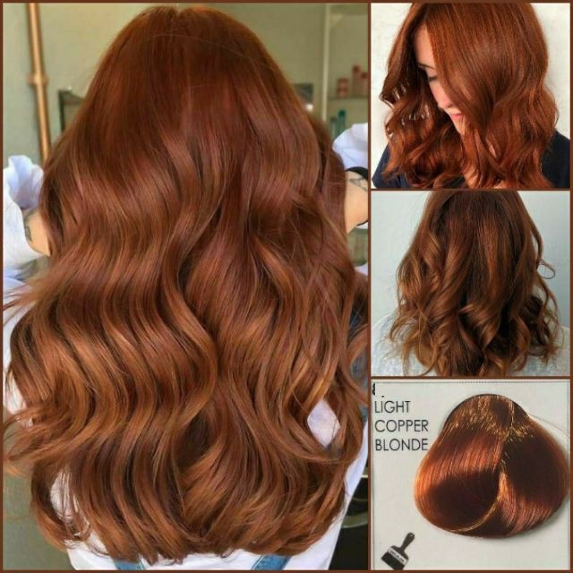 Thuốc Nhuộm Tóc Màu Vàng Đồng - Light Golden Copper Blonde