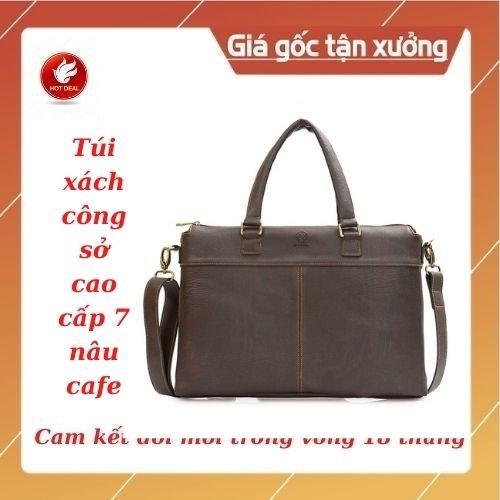 (New) [BẢO HÀNG 18 THÁNG]Túi xách công sở cao cấp Dala 7 nâu cafe 2021 | BigBuy360 - bigbuy360.vn