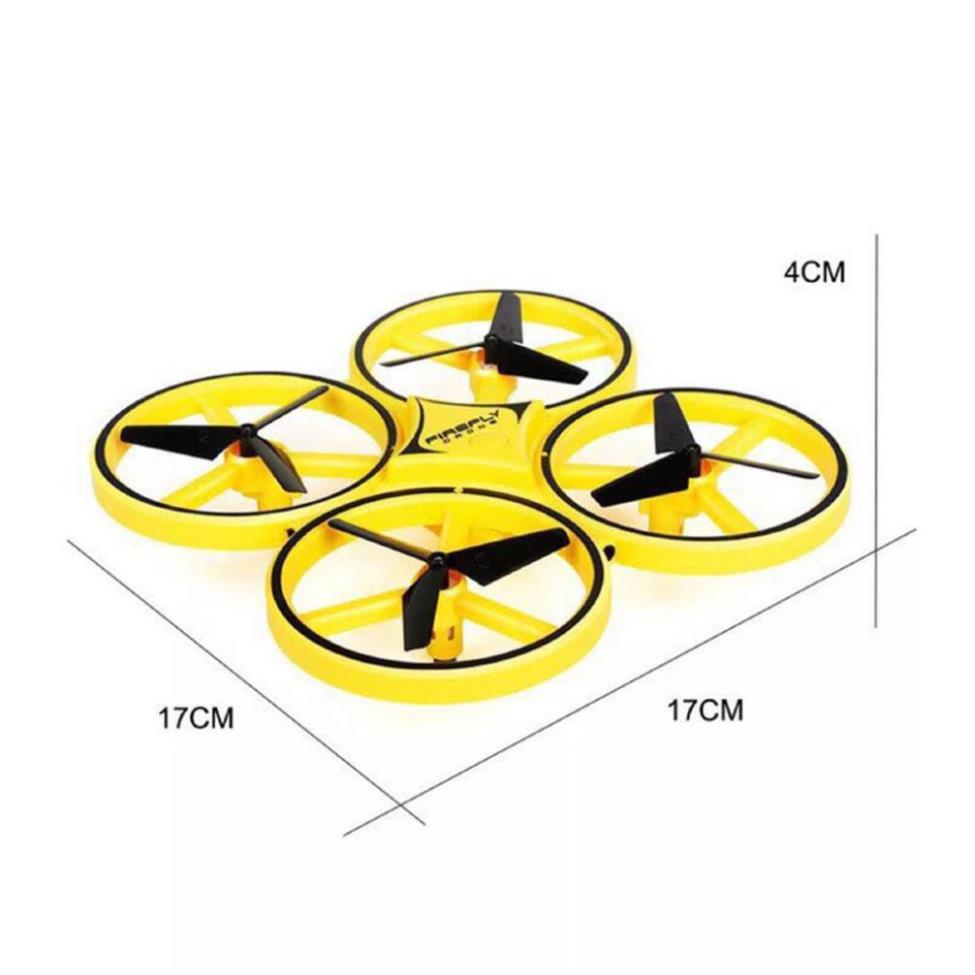Máy bay điều khiển từ xa Con Đom Đóm Dùng Cảm Biến + Cử Chỉ Tay UFO loại to