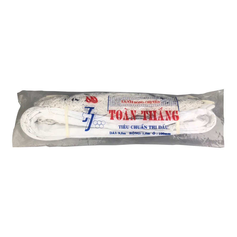 Lưới bóng chuyền cáp trơn đen - cáp trơn trắng - bền, chịu nắng và mưa - hàng phân phối chính hãng