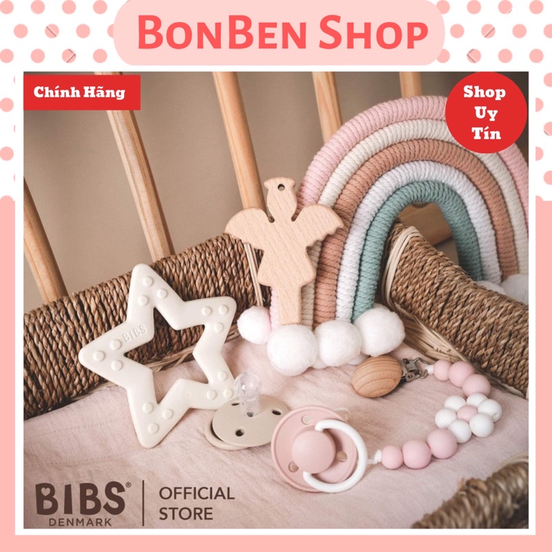 Ti giả Bibs DELUX Chính hãng núm silicon, Ti giả Bibs Silicon size 0-36M; tặng kèm hộp đựng